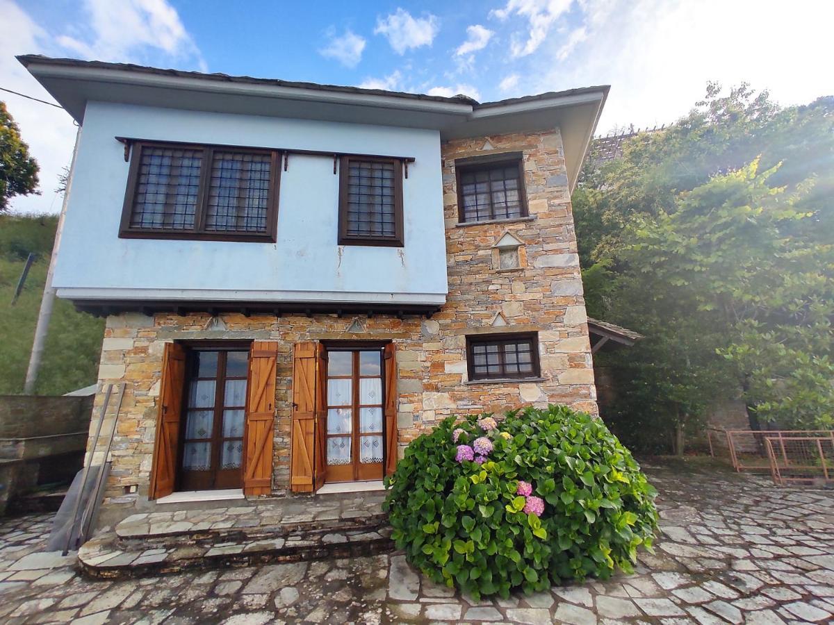 桑加拉达Cozy Blue Stone House With A Great Sea View.别墅 外观 照片