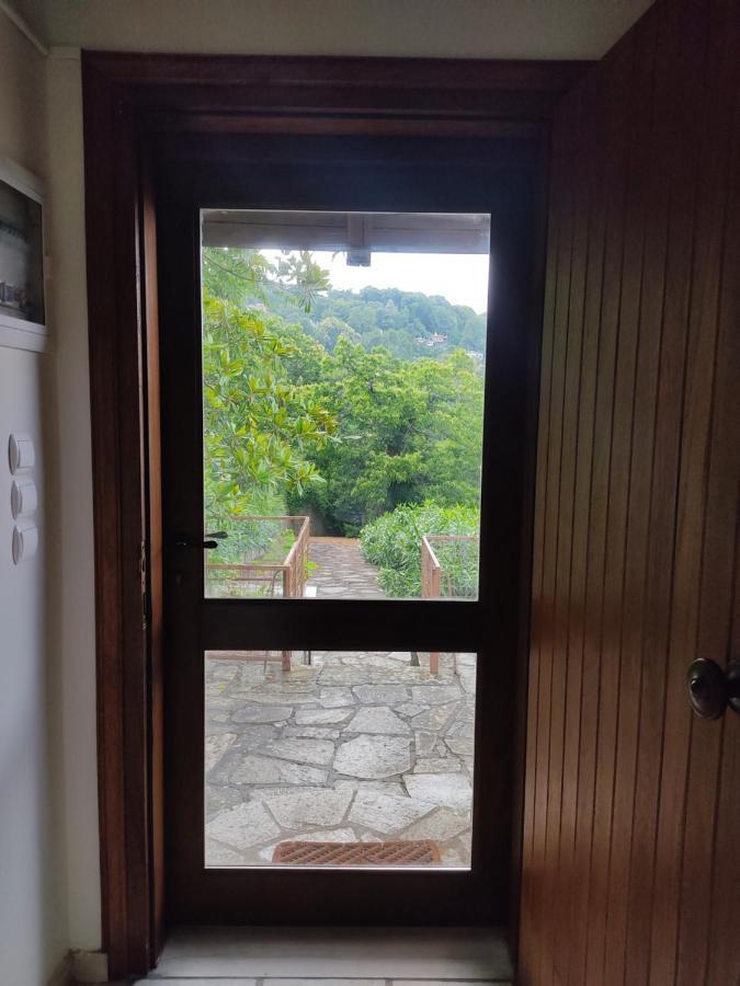 桑加拉达Cozy Blue Stone House With A Great Sea View.别墅 外观 照片