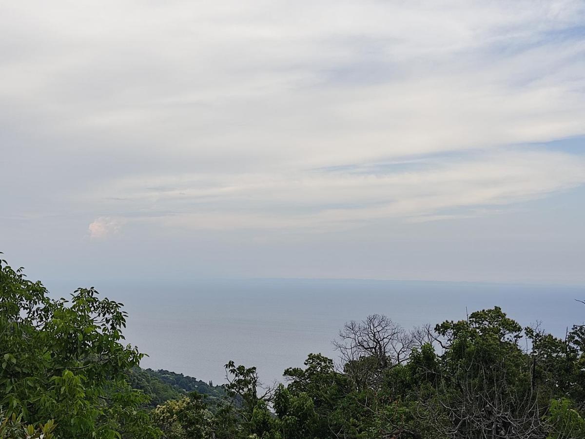 桑加拉达Cozy Blue Stone House With A Great Sea View.别墅 外观 照片