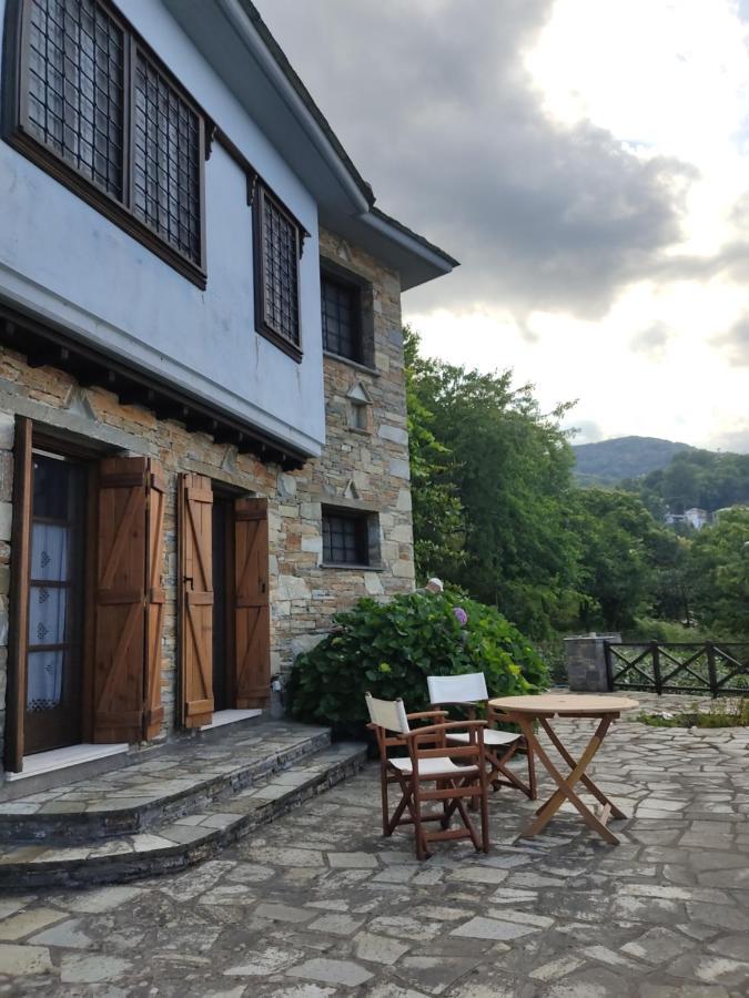 桑加拉达Cozy Blue Stone House With A Great Sea View.别墅 外观 照片