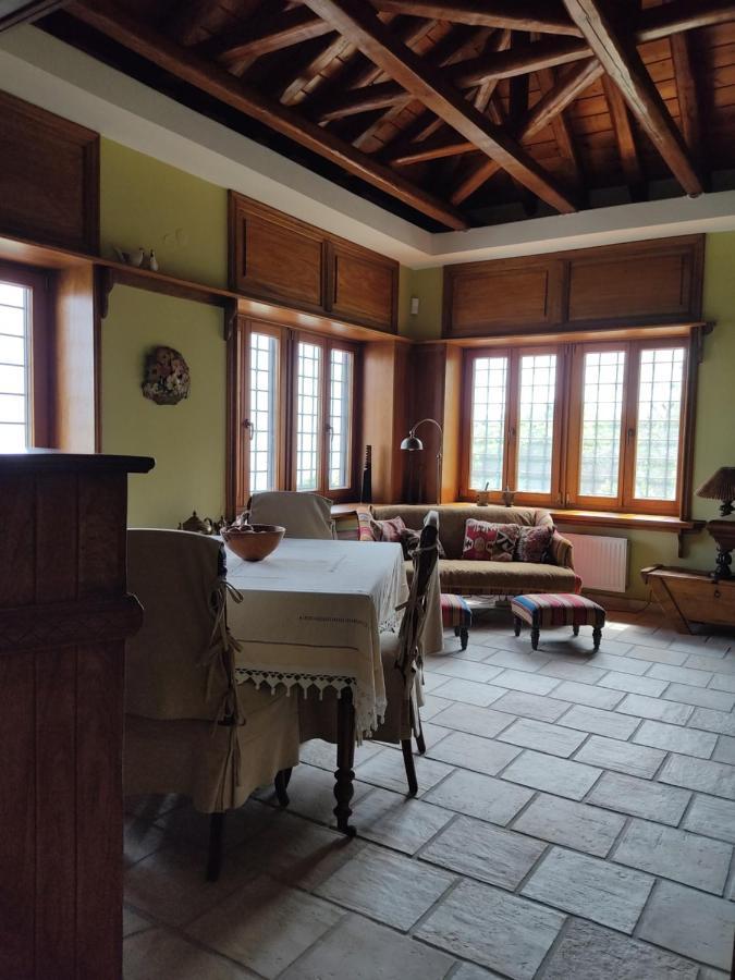 桑加拉达Cozy Blue Stone House With A Great Sea View.别墅 外观 照片